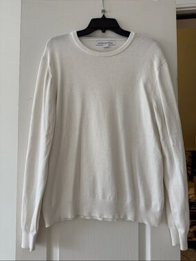 Amazon Essentials White Crewneck Knit Sweater